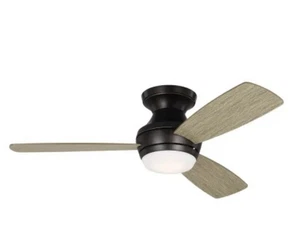 Monte Carlo Ikon 44" 3 Blade LED Ceiling Fan w/Remote 3IKR44AGPD, Aged Pewter - Picture 1 of 3
