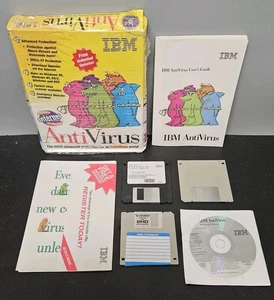 IBM AntiVirus v3.0, DOS, Windows 95/NT & OS/2 Guide/CD/Disk *AS-IS READ* - Picture 1 of 13