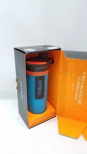 Grayl GeoPress Water Filter and Purifier Bottle - 24 fl. oz Bali Blue - Picture 1 of 4