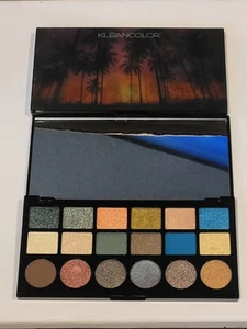 KleanColor Tropical Passion Eyeshadow Palette 18 shades - Picture 1 of 2