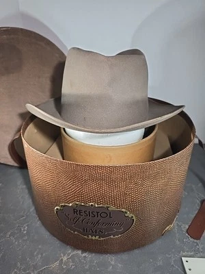 Stetson Royal Stetson Stratoliner Hat Vintage 1940’s.  Sz 7-1/8" NO RIBBON - Image 1 of 4
