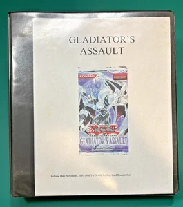 VINTAGE BINDER COLLECTION: 2007 YU-GI-OH - Gladiator's Assault - Picture 1 of 12
