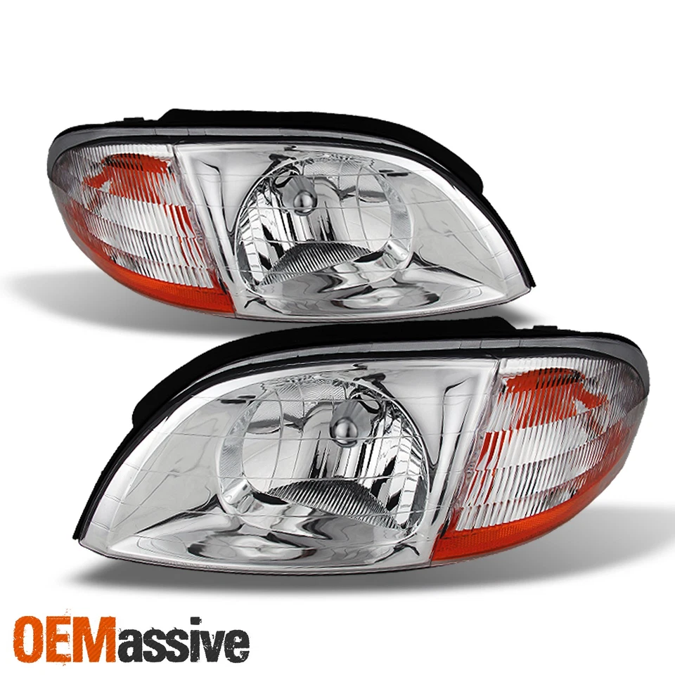 Faros transparentes cromados de repuesto para Ford Windstar 99-03 L + R Foto 1 de 4