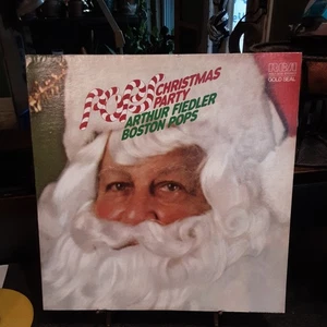 Arthur Fiedler Boston Pops Christmas Party 1979 LP Festival Rudolph Santa Sleigh - Picture 1 of 4