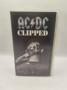 AC/DC Clipped VHS Warner Music Vision PAL (Music From Razor's Edge) - Picture 1 of 7