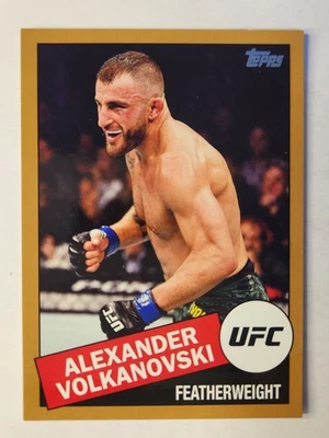 2020 Topps UFC 1985 Design #85T-24 ALEXANDER VOLKANOVSKI BRONZE /50 - Image 1 of 2