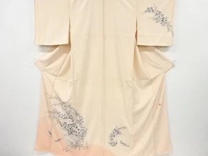 7367168: JAPANESE KIMONO / HOMONGI / HAND PAINTED YUZEN / BIRDS / ARTIST WORK - Picture 1 of 1