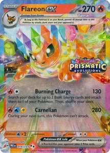 Flareon ex - 014/131 (Prismatic Evolutions Stamp) [Miscellaneous Cards &amp; Pr - Bild 1 von 1