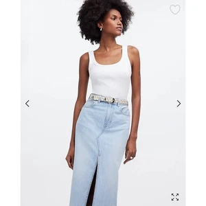 Neu mit Etikett Madewell The Rillee Denim Midirock Größe 30 Fitzgerald Wash NQ801 - Bild 1 von 17