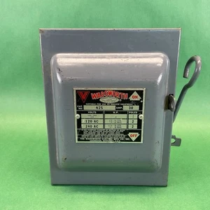 Wadsworth Schutzschalterkasten 30A CAT.NO N25 Old House Electric - NEW OLD STOCK - Bild 1 von 10