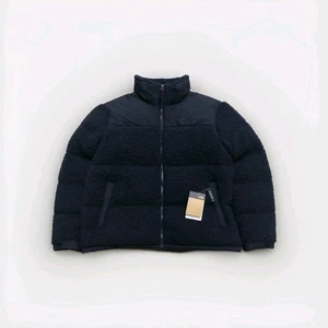 New North Face Sherpa Nuptse Quilted Down Jacket Mens Size XL Navy - Picture 1 of 10