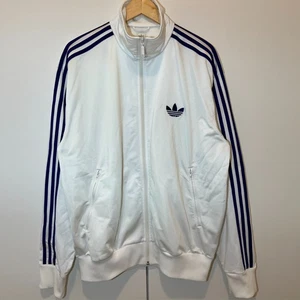 ADIDAS FIREBIRD ORIGINALS OG TT Tracktop Jacke Weiß Lila Gr. XL Retro Vintage - Bild 1 von 17