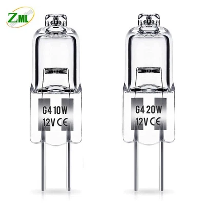Halogen G4 12V 5W 10W 20W Warmweiß light dimmbar Stiftsockellampe Halogenlampe - Bild 1 von 4
