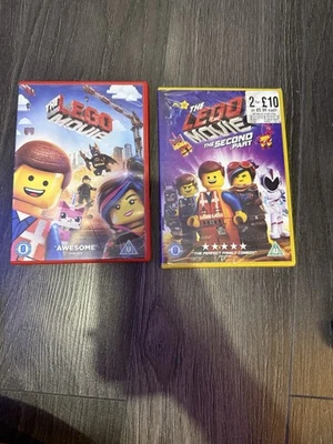The Lego Movie & The Lego Movie 2 Second Part DVD Bundle Set New Sealed UK - Image 1 of 4