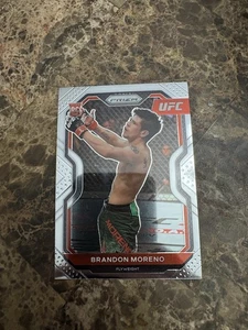 2021 Panini Prizm UFC Brandon Moreno #38 Rookie RC Flyweight Champion - Foto 1 di 2
