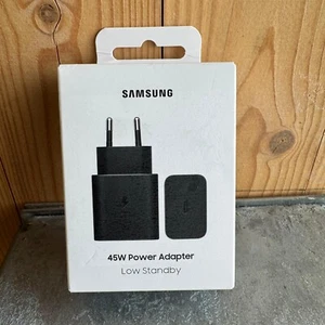 Samsung Officiel PD 45W Chargeur Secteur Super Rapide Câble USB Type C Prise EU Uniquement - Photo 1 sur 6