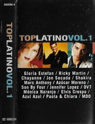 Various Top Latino  vol 1 [2000] CASSETTE ALBUM POP LATIN - Image 1 of 4