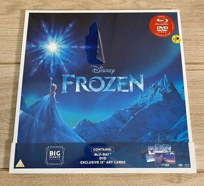 NEW Disney Frozen Big Sleeve Edition Blu-Ray + DVD - (Tear in cellophane wrap) - Image 1 of 2