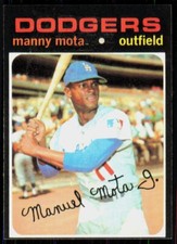 1971 Topps Base Set Manny Mota Los Angeles Dodgers #112