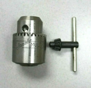 Jacobs Multi-craft Chuck U4G6I 1/16-3/8, hecho en Inglaterra, nuevo con llave 3/8-24 - Imagen 1 de 2