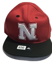 Nebraska Cornhuskers Adidas Snapback Baseball Cap Hat - Embroidered -INFANT Baby