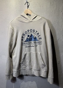 Aeropostale White Mountains Kapuzenpullover Hoodie Medium - Bild 1 von 6