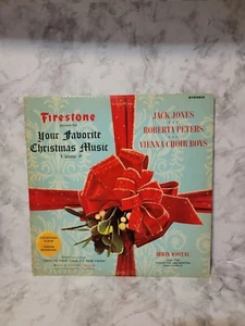 Firestone Your Favorite Christmas Music Volune 6 Vintage Vinyl LP Record 1967 - Imagen 1 de 2