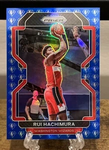2021-22 Panini Prizm RUI HACHIMURA 75th Anniversary Blue Diamond SP #234 Wizards - Picture 1 of 2