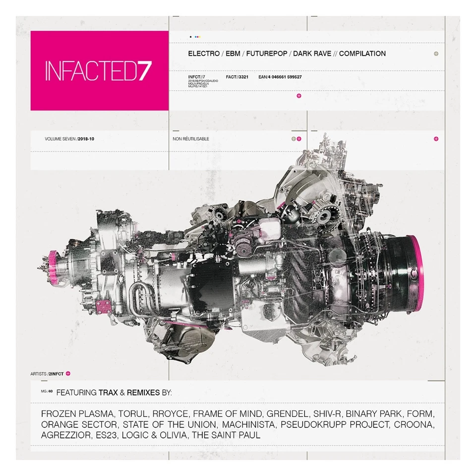 INFACTED COMPILATION VOL.7 CD 2019 LTD.500 ES23 Frozen Plasma GRENDEL - Bild 1 von 1