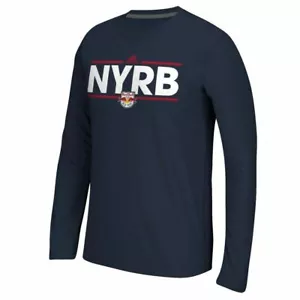NWT Men's MLS New York Red Bulls Long Sleeve Adidas Ultimate T-Shirt, Small - Picture 1 of 7