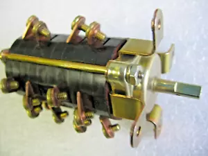 4 Pole Snap Action Rotary Electro Switch 101904LS 600v Caterpillar 3N-5976 - Picture 1 of 5