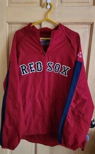 Boston Red Sox Majestic Authentic Therma Base Dugout Jacket 2XL - Picture 1 of 4