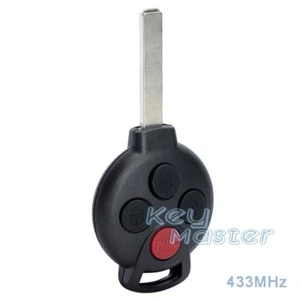 for Mercedes-Benz Smart Fortwo Forfour 2007-2015 315MHz PCF7941 Remote Key Fob - Picture 1 of 5