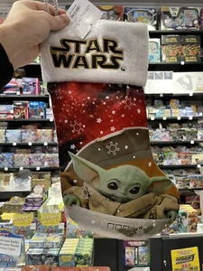Star Wars Baby Yoda Weihnachtsstrumpf! Schneller kostenloser Versand! - Bild 1 von 2