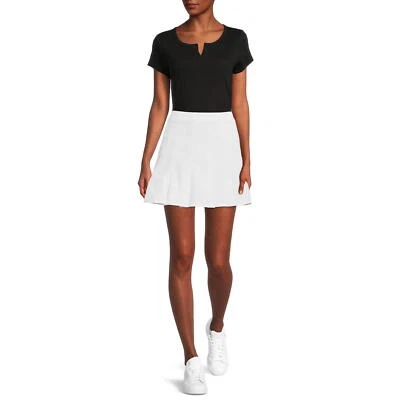 No Boundaries Juniors' Pleated Skirt White Size 5 - Image 1 of 4