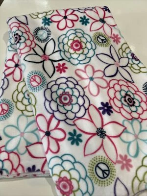 Tela Terciopelo Floral Lujoso Suave Elástico Tejido Costura Artesanía Arte 38" X 64" Foto 1 de 4