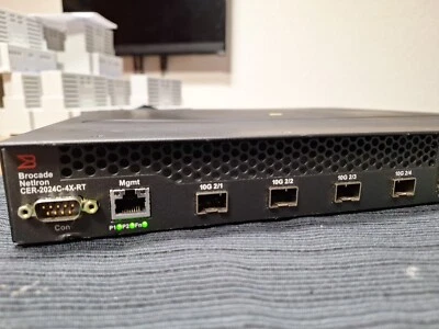 Brocade NetIron BR-CER-2024C-4X-RT (NI-CER-2024C-4X) - Image 1 of 4