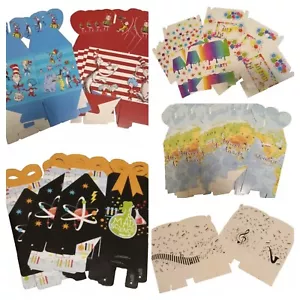 Party Favor Boxes- Art/Music/Travel/Science/Book Themed Birthday/School Party - Picture 1 of 11