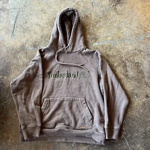 Mastermind X Timberland Brown Faded Logo Hoodie Pullover Men’s Small - Picture 1 of 13