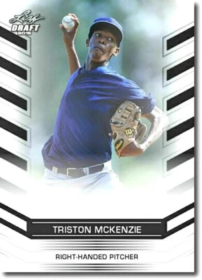 TRISTON MCKENZIE 2015 LEAF DRAFT " EDITION" ROOKIE CARD #43! CLEVELAND INDIANS! - Image 1 of 2