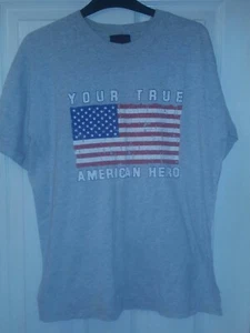 WWF Kurt Angle Grey T-shirt / M / Retro / Wrestling / True American Hero / WWE - Picture 1 of 4
