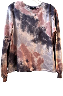 Angels Forever Young Small Ombre Blue Fleece Sweatshirt Pullover Crewneck NWT - Image 1 of 4