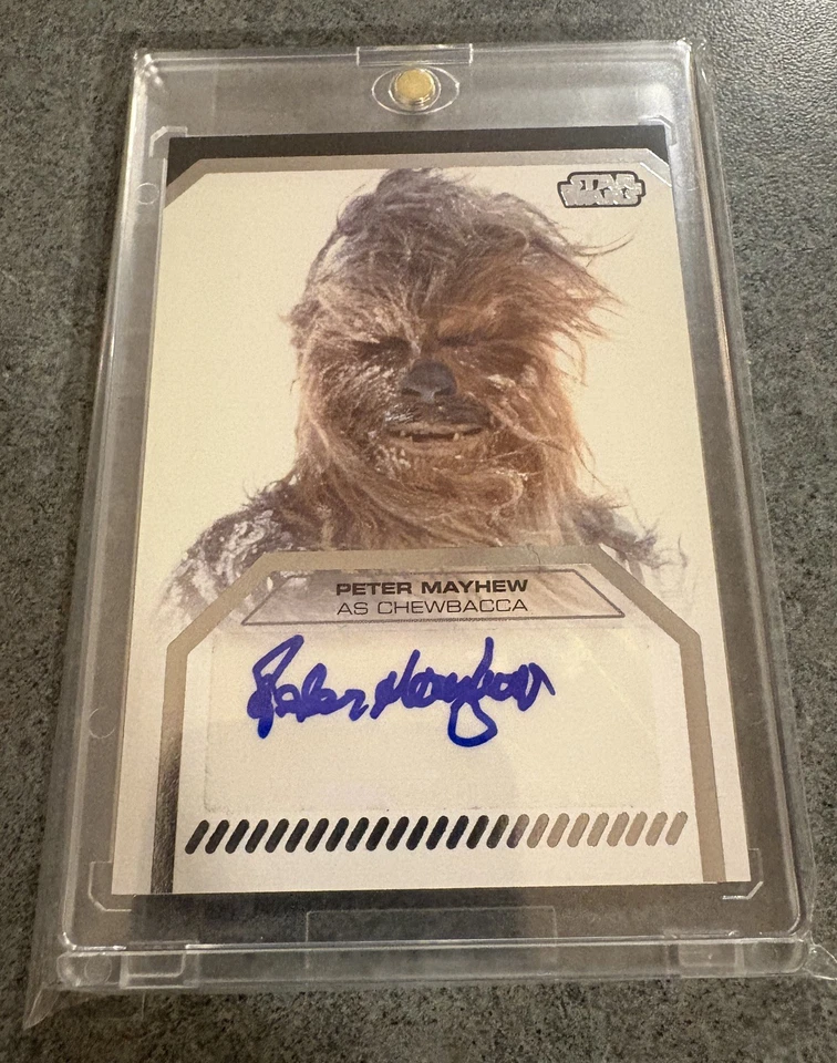 2012 Topps Star Wars Galactic Files Autographs Peter Mayhew as Chewbacca - Image 1 of 4