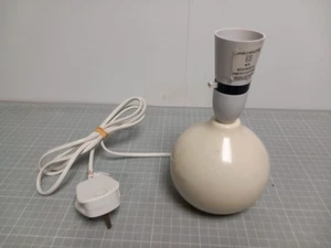 Asda Cream Ceramic Golf Ball Bedside Decorative Table Lamp NO SHADE - Picture 1 of 6