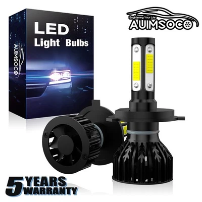Kit combinado de faros LED 6000K blanco para Suzuki XL-7 2002-2006 2x 10000LM 9003/H4 Foto 1 de 4