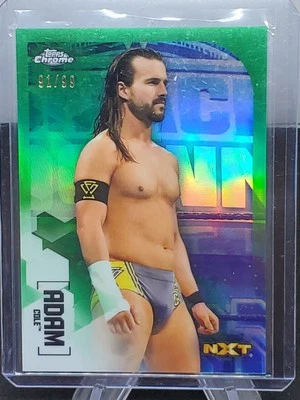 2020 Topps Chrome WWE -GREEN- Adam Cole /99 (NXT) #69 - Image 1 of 2