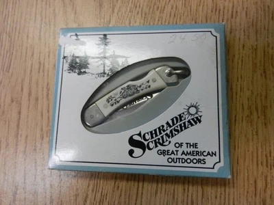 Nuevo cuchillo Schrade USA 511 SC de colección con bloqueo trasero en caja rana en mango sin usar Foto 1 de 3