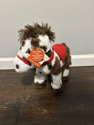 DanDee Christmas Horse W Sound Plays Horse Neighing & Galloping Animation Works  - Image 1 of 3