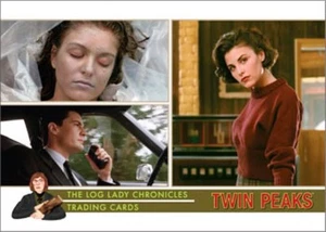 TARJETA PROMOCIONAL EXCLUSIVA TWIN PEAKS THE LOG LADY CHRONICLES P1 ARCHIVES RITTENHOUSE ARCHIVES - Imagen 1 de 2