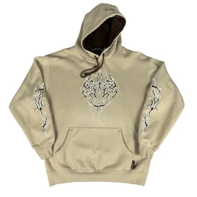 Sudadera con Capucha Sapphire Lounge Y2K Talla L Tribal Grunge Patinador Marrón Tostado Foto 1 de 4